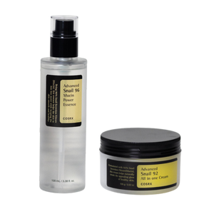 COSRX Snail Mucin Set: Snail 96 Essence + Snail 92 Cream