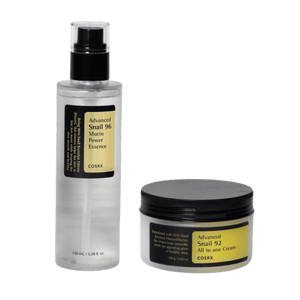 Snail Mucin Set: Snail 96 Essence + Snail 92 Cream