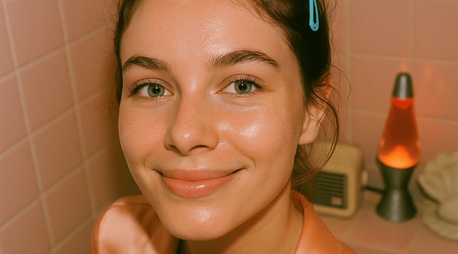 Kalmerende skincare essentials voor gevoelige huid: milde cleanser, niacinamide‑serum, ceramide‑moisturizer en minerale SPF, uitgelegd door Daily Beauty.